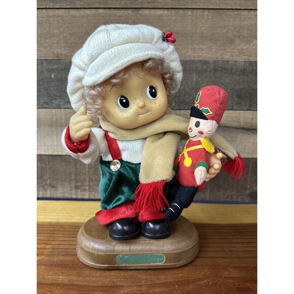 Vintage Telco MOTION-ette Christmas Musical Animated Small Fry With Toy Soldier - Picture 2 of 7